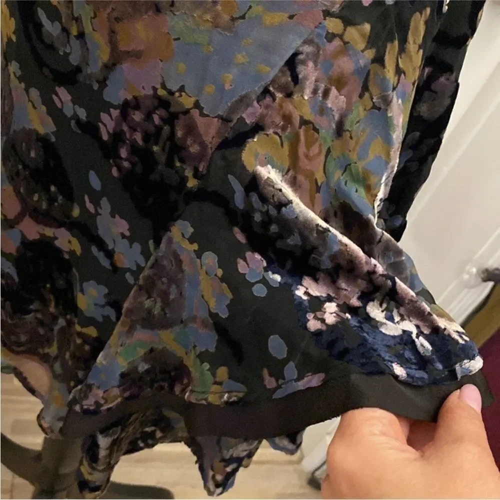 Free People Multicolor Floral Mini Dress, US4
